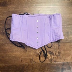 Orchard Underbust Corset in Lilac